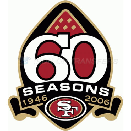 San Francisco 49ers Iron-on Stickers (Heat Transfers)NO.747